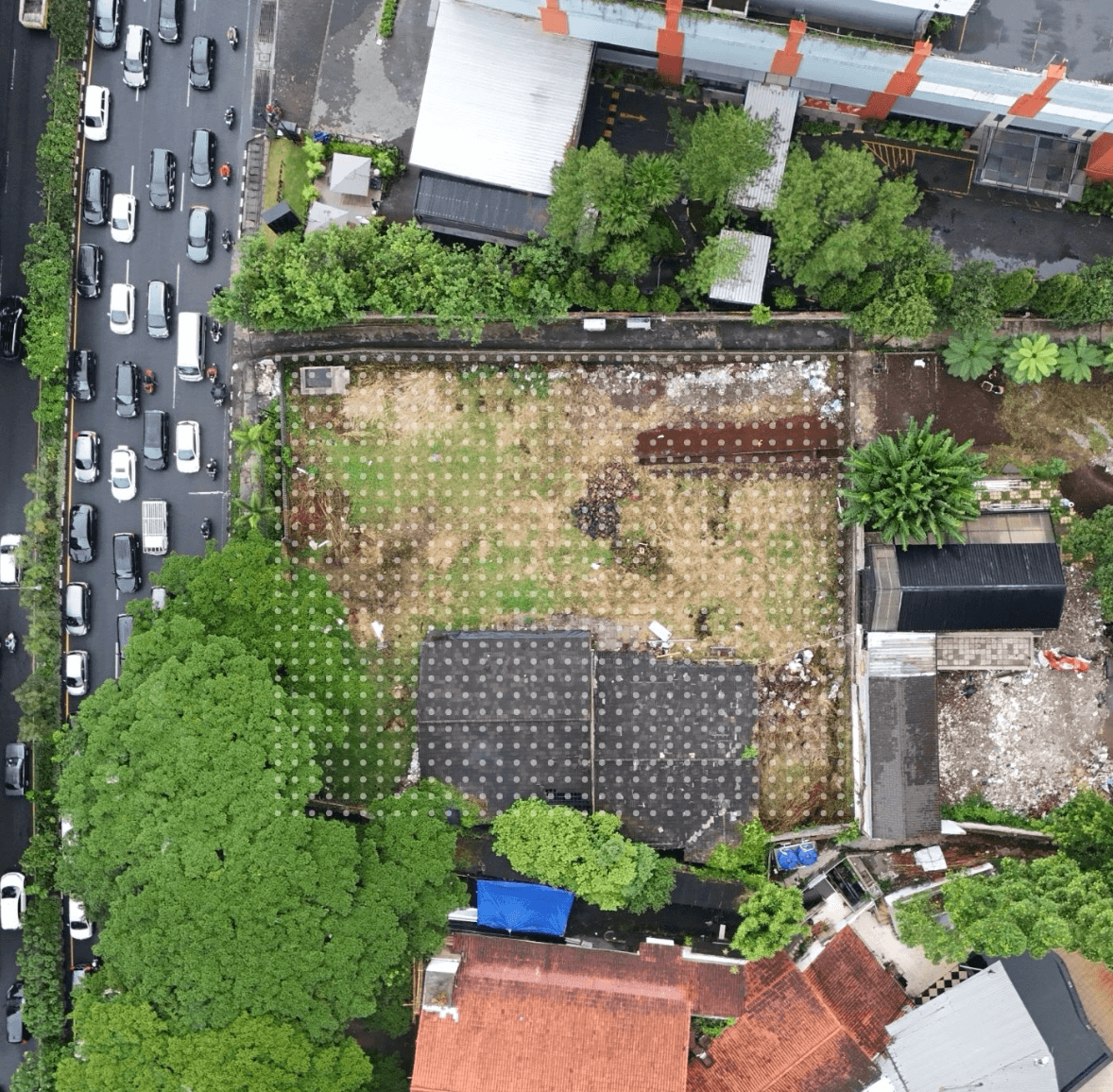 Lokasi Powerhouse — Tampak Atas